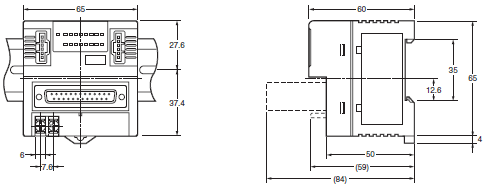 GT1-ID / OD 外形尺寸 11 GT1-ID16DS_Dim