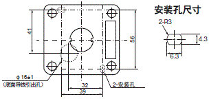 A22NE-PD / A22NE-P / A22E 外形尺寸 52 