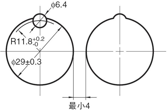 M2P 外形尺寸 18 M2PT_Panel Cutout_Dim