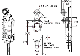 D4F 外形尺寸 4 D4F-□20-□D_Dim