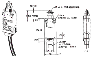 D4F 外形尺寸 5 D4F-□02-□D_Dim