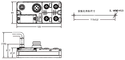 DRT2-□D04CL(-1) / □D08C(-1) / □D08CL(-1) / □D16C(-1) / □D16CL(-1) 外形尺寸 8 DRT2-ID04CL(-1)_Dim