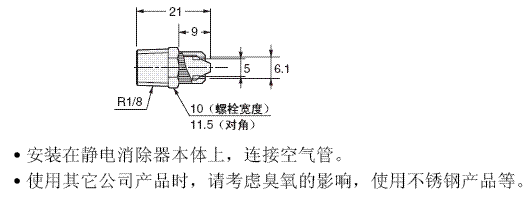 KS1 外形尺寸 21 KS1-AZ03_Dim