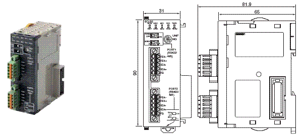 CJ1W-SCU 外形尺寸 5 CJ1W-SCU32_Dim