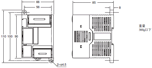 CP1L 外形尺寸 9 