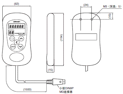 R88M-G, R88D-GT 外形尺寸 124 