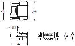 DCN4-□□4D 外形尺寸 1 