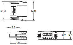 DCN4-□□4D 外形尺寸 5 DCN4-BR4_Dim