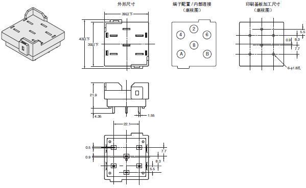 MK-S(X) 外形尺寸 7 P7M-06P_Dim1