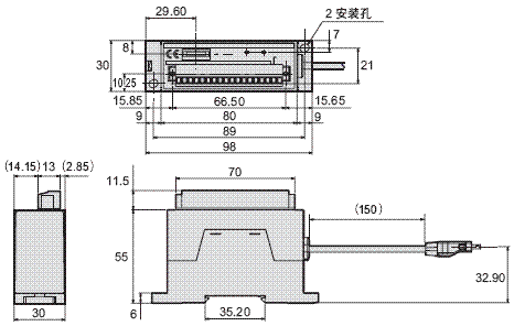 ZG2 外形尺寸 20 ZG-RPD11/RPD41_Dim