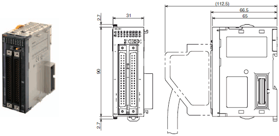 CJ1W-ID / IA 外形尺寸 11 CJ1W-ID261_Dim