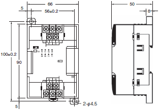 CP1E 外形尺寸 16 