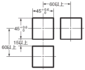 H7CX-A□-N 外形尺寸 9 