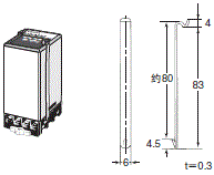 61F-AN 外形尺寸 6 