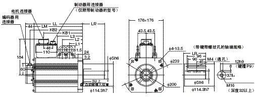 R88M-K, R88D-KN□-ECT 外形尺寸 59 