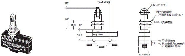 A 外形尺寸 25 A-20GQ21-B_Dim