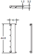 E5AN-HT, E5EN-HT 外形尺寸 11 E53-COV16_Dim