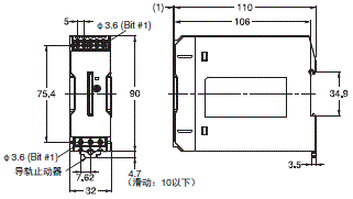 S8VK-C 外形尺寸 1 