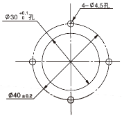 E6B3 / E6C4 外形尺寸 2 