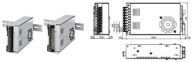 S8JC-Z / S8JC-ZS 外形尺寸 17 