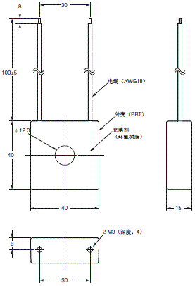 E5CC-800 / E5CC-B-800 / E5CC-U-800 外形尺寸 31 