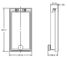 E5EC-800 / E5EC-B-800 外形尺寸 8 