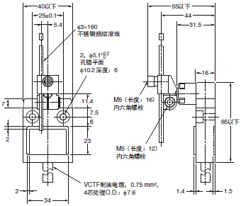 D4C 外形尺寸 57 D4C-□□29-P_Dim