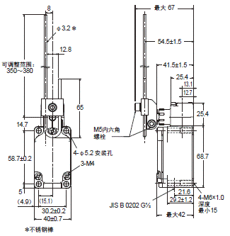 WL-N / WLG 外形尺寸 61 