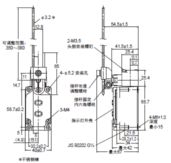 WL-N / WLG 外形尺寸 62 