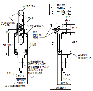 WL-N / WLG 外形尺寸 108 