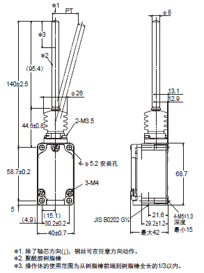 WL-N / WLG 外形尺寸 129 