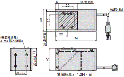 FLV系列 外形尺寸 35 