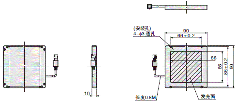 FLV系列 外形尺寸 60 