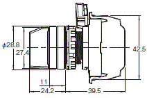 A22NN / A22NL 外形尺寸 16 