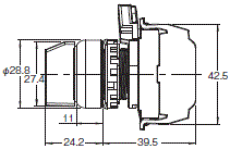 A22NS / A22NW 外形尺寸 19 