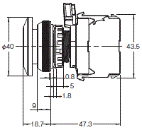 A30NN/A30NL 外形尺寸 10 