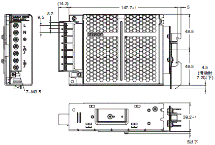 S8FS-G 外形尺寸 12 