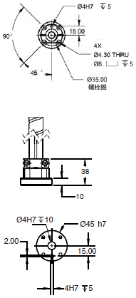 Cobra 450 外形尺寸 2 