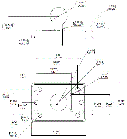 MicroHAWK F430-F/F420-F系列 外形尺寸 6 