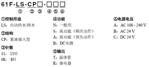 61F-LS 种类 1 