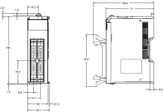 NX-HTC 外形尺寸 2 