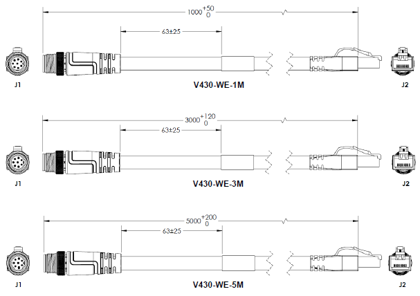 V460-H 外形尺寸 3 