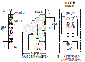 K7L-AT50□ / AT50D□□ 外形尺寸 7 