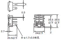 P2RFZ / P2RF, P2R, P7TF, PYFZ / PYF, PTFZ / PTF, PYD, PT, P7LF, PF, P2CF, PFA, P3G / P3GA, PL 外形尺寸 66 