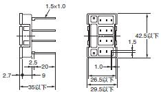 P2RFZ / P2RF, P2R, P7TF, PYFZ / PYF, PTFZ / PTF, PYD, PT, P7LF, PF, P2CF, PFA, P3G / P3GA, PL 外形尺寸 75 