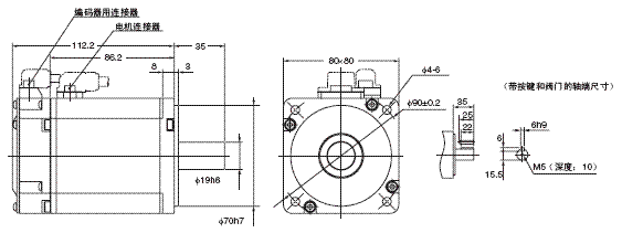 R88M-K, R88D-KN□-ML2 外形尺寸 26 