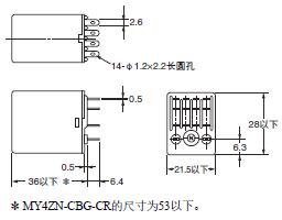 MY 外形尺寸 10 Socket for MY_Dim5