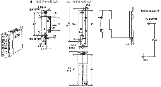 G3PA 外形尺寸 3 G3PA-210B-VD_Dim