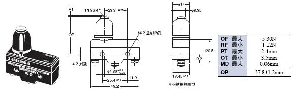 Z 外形尺寸 65 Z-15GK355-B_Dim