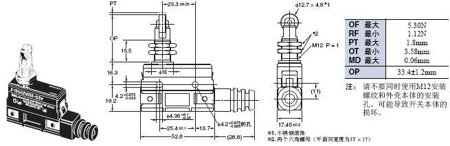 Z 外形尺寸 110 Z-15GQ21A55-B5V_Dim